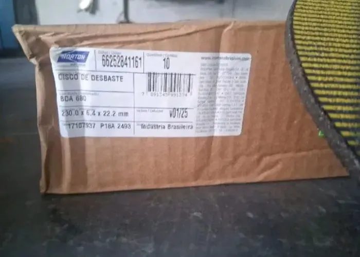 Vendo estoque de caixas de disco desbaste norton