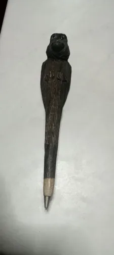 Caneta antiga madeira gorila ano 2000