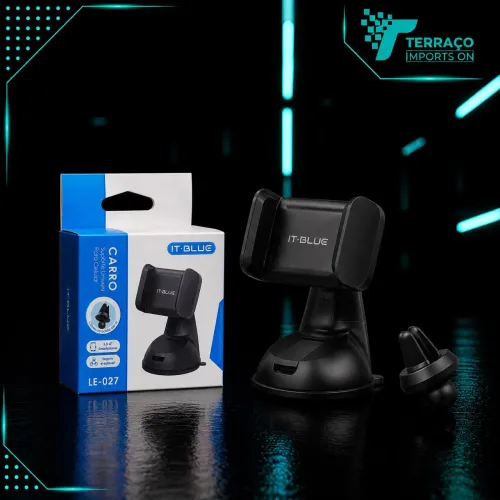 SUPORTE VEICULAR 2 EM 1 IT-BLUE LE-027