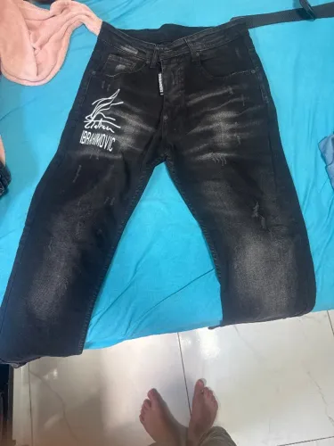 Calça jeans preta IBRAHIMOVIC