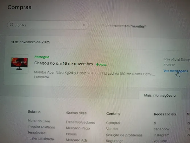 Monitor Acer 23 polegadas