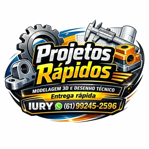 Projetos 3D e Desenho Técnico | Entrega Rápida | SolidWorks
