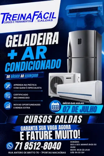 Mudei de vida com Refrigeração e Climatização 