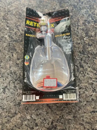 Espelho retrovisor fusca raquete em inox