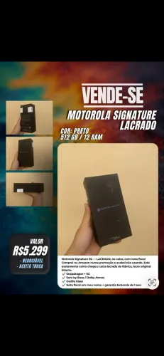 Motorola Signature Lacrado - 512 GB 12 RAM
