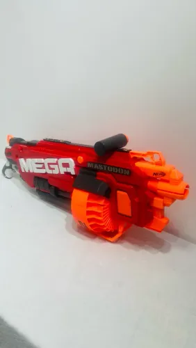 Nerf N-Strike Mega Mastodon Stofftier Dartpistole Mega Blaster 24 Darts Brandneu