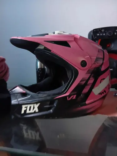 Capacete Fox V1 Rosa