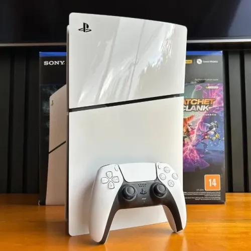 PlayStation 5 Slim Digital 1TB Com Garantia Completo Na Caixa