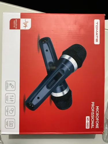 Microfone Duplo profissional novo na caixa
