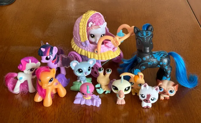 Lote my little pony e littlest petshop