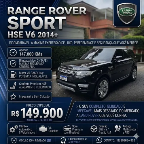 Land Rover Range Rover Sport HSE 3.0 Sdv6 Diesel 2014