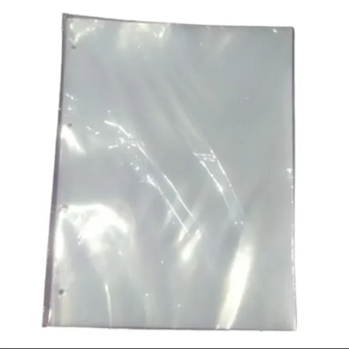 kit 25 plásticos para fichário 4 furos grosso