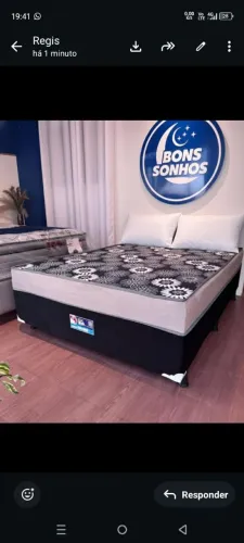 Cama casal box nova direto de fabrica