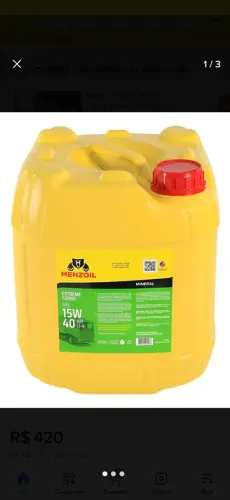 Óleo 15w40 20 litros