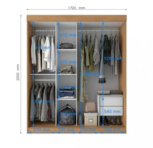 GUARDA ROUPA SEMI NOVO