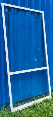 Vidro Fixo com Moldura de Alumínio/1,40×2,45