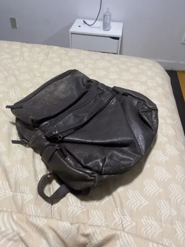Mochila de couro Outer