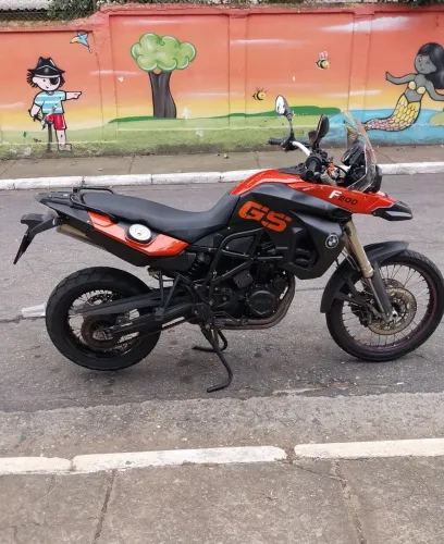 BMW F800 2012 Laranja Baixo km