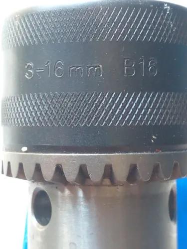 Mandril Industrial Profissional 3mm a 16mm 5/8 Polegadas Cone B-16 sem Chave