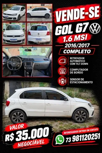 Volkswagen Gol Geração VII Comfortline 1.6 8V Total Flex Mec. 4P 2017