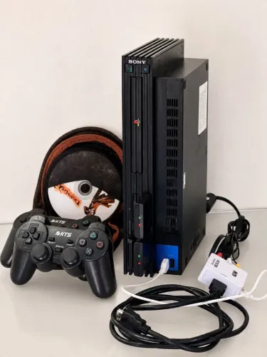 PS2 fat item de colecionador mais de 250 jogos