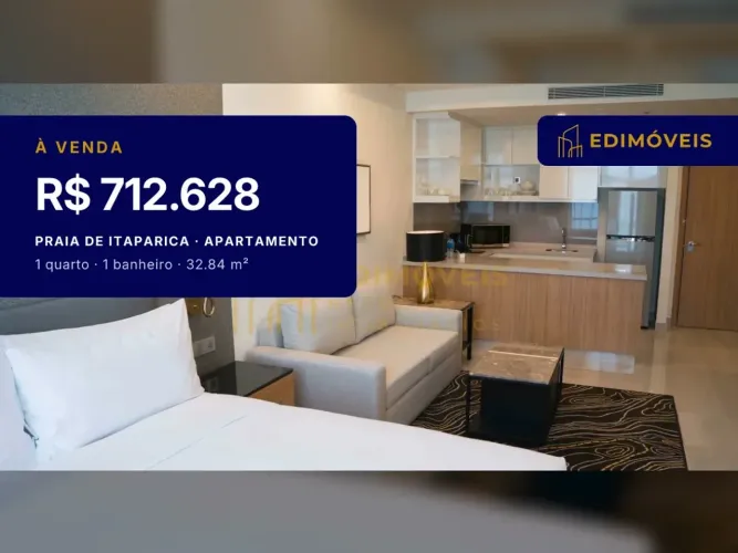 Praia de Itaparica: Apartamento 1 quarto com conforto e praticidade