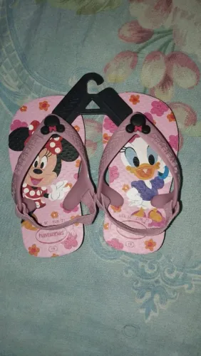 Chinelo havaianas de BB número 19