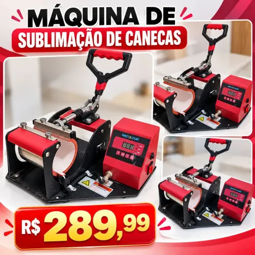 Maquina de canecas sublimação
