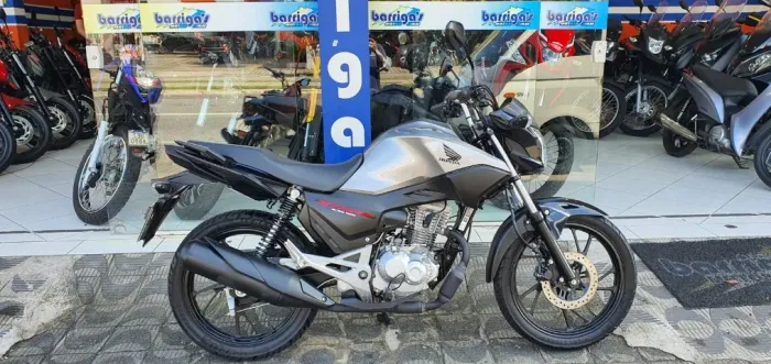 Honda Cg 160 Start Cbs 2025 Prata Único Dono