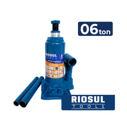 Macaco Hidráulico Tipo Garrafa 06 Ton - RIOSUL TOOLS