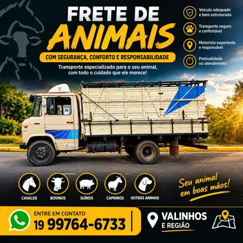 Frete de animais