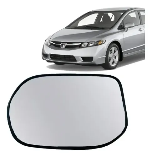 Lente do retrovisor Honda New Civic 1.8 2007-2011 LD Metagal