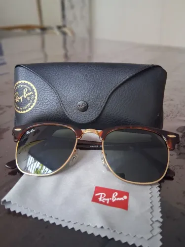 Óculos de sol Ray-ban Clubmaster marrom