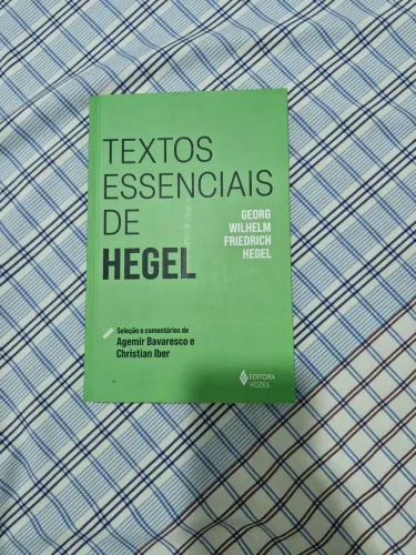 Livro "Textos essenciais de Hegel" - editora vozes - novo