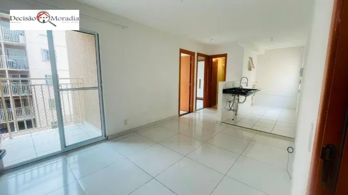 Apartamento com 2 dormitórios para alugar, 46 m² por R$ 1.890,00/mês - Chácara Ondas Verde