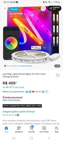FITA LED GOVEE 10M