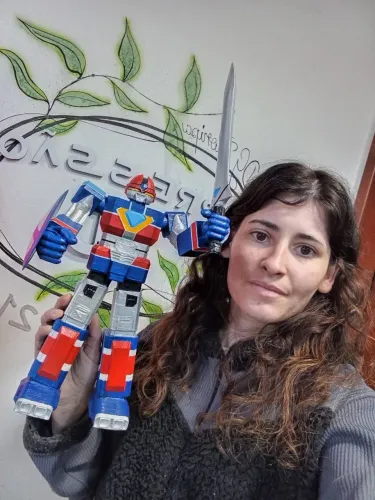 Robô Flashman Flash King 30cm altura. Não articulado. Impressão 3D
