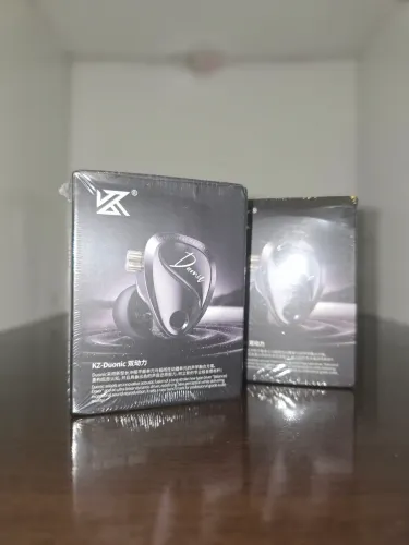 Fone KZ DUONIC Preto, sem microfone lacrado