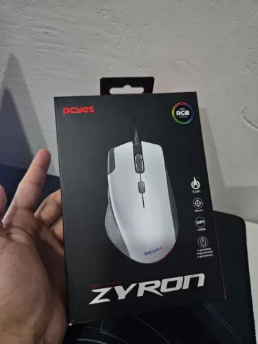 Mouse Gamer - Pcyes Zyron Branco