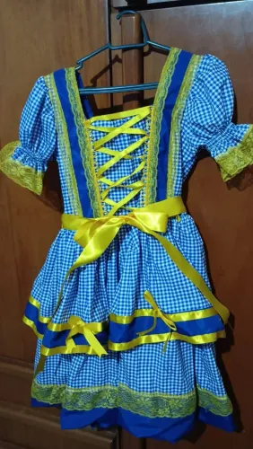Vestido caipira luxo