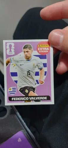 FIGURINHA VALVERDE LEGEND COPA 2026 ROXA
