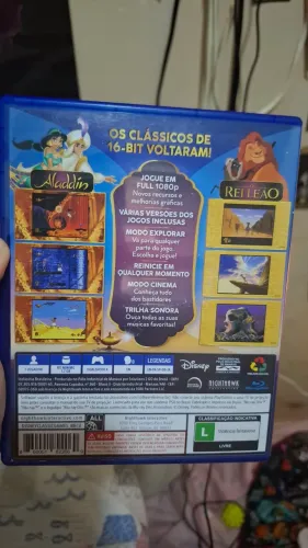 Disney collection Alladin e the lion king ps4