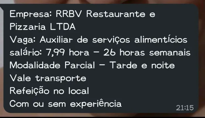Vaga emprego
