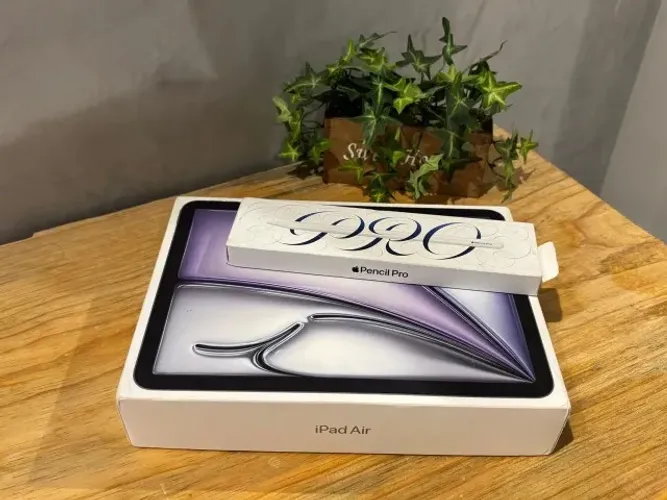 iPad Air M3 128GB + Apple Pencil PRO - Emitimos Pronta Entrega - Até 18x - Novo Lacrado