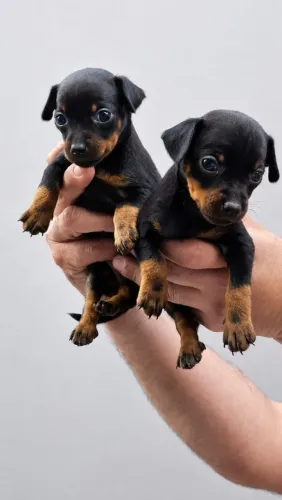Filhotes de pinscher lindos e saudáveis