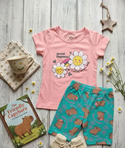 Conjunto Infantil Feminino (Lindo e Confortável) - Tamanho 6