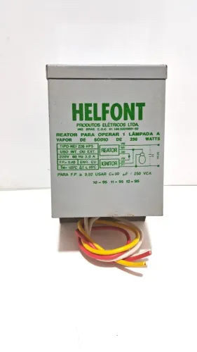 Reator para Lampada Vapor Sodio 250 w - Helfont