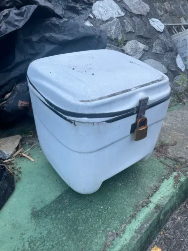 Baú de Fibra Para Moto Entregas
