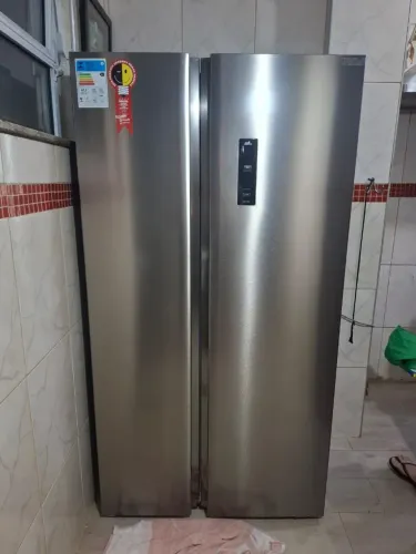 Geladeira inox