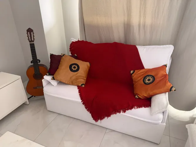 Oportunidade: Sofá-Cama Herval Casal Herval (NOVO Estofamento)